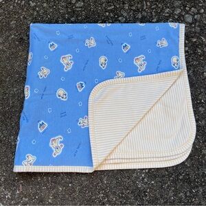 VTG Carter’s baby blanket cotton reversible